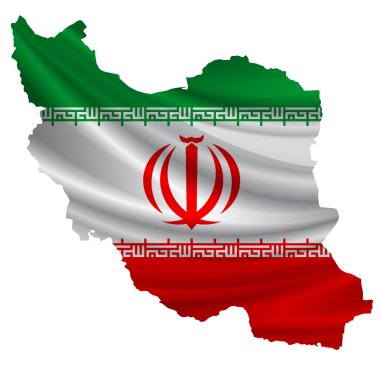 iran Bayrak haritası simgesi